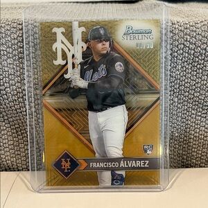 2023 Bowman Sterling Francisco Álvarez Rookie Gold 6/50 RC